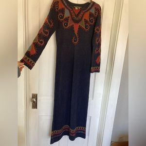 Peruvian Connection Alpaca Maxi Sweater Dress